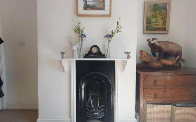 Bedroom 1 fireplace