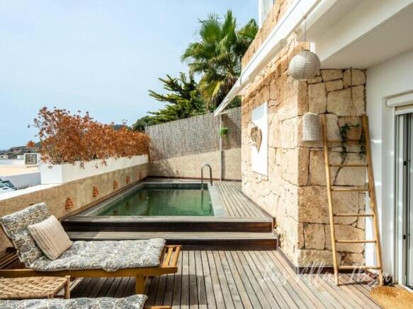 Pool in House in Roca Llisa, Ibiza