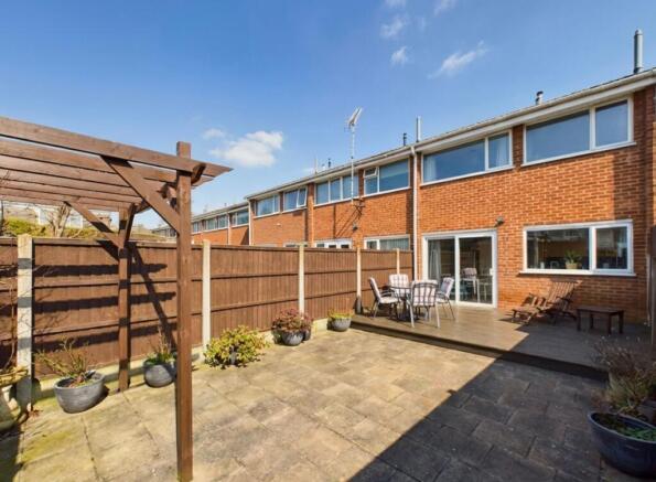 Rear garden summer shot(Digitally enhanced)