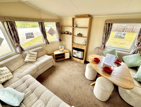Open Plan Living Area in the Willerby Rio Gold Sta
