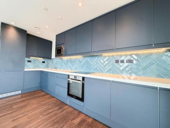 Open planned kitchen and living area