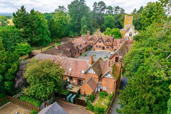 Aerial View Of House