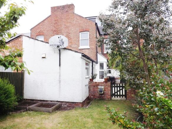 Garden facing rear of property