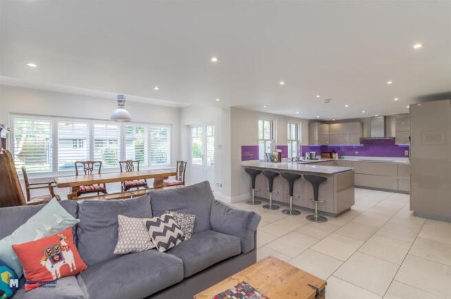 Sitting Area with Kitchen View