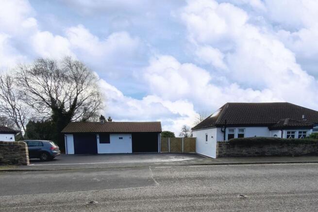 front of property