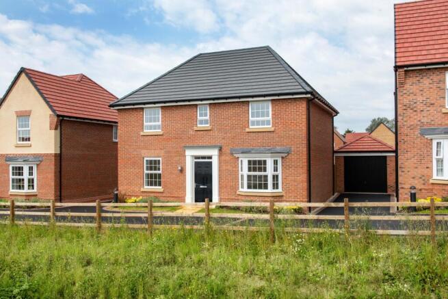 External view of the four bedroom Bradgate