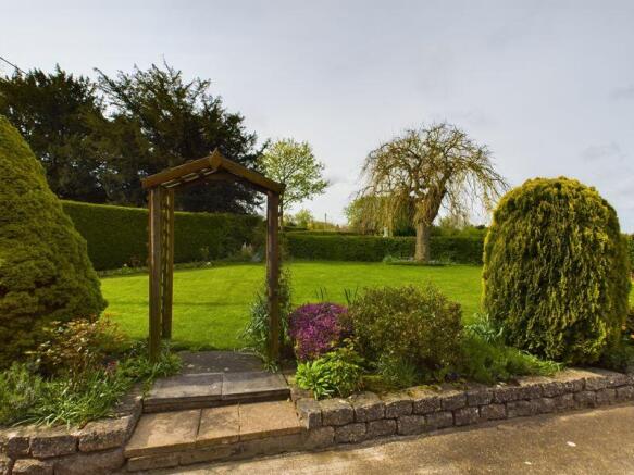 Rear garden