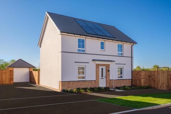 Exterior view of our 4 bed Alfreton home