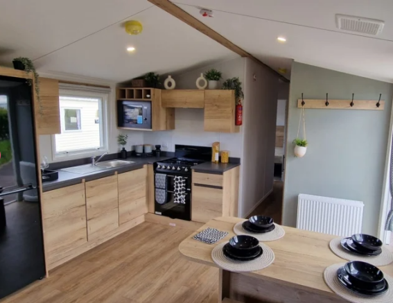 Modern Kitchen And Dining Area Inside The Willerby