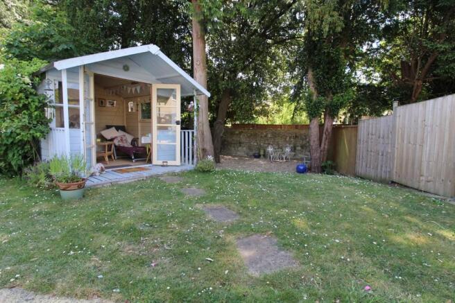 REAR GARDEN LAWN ...