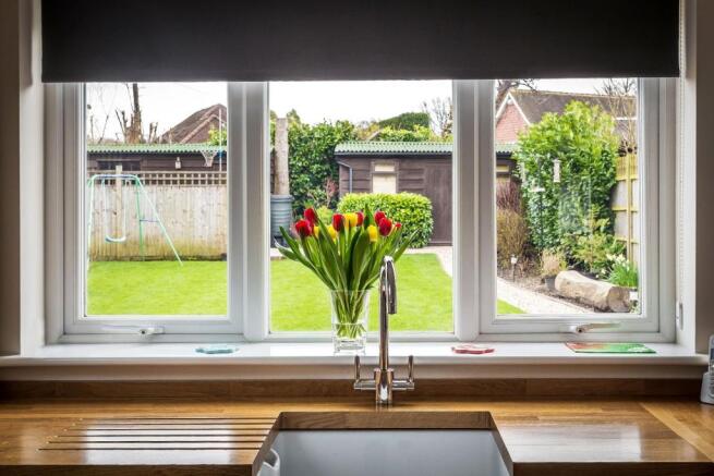 View from kitchen