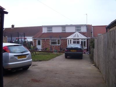 Rear of property