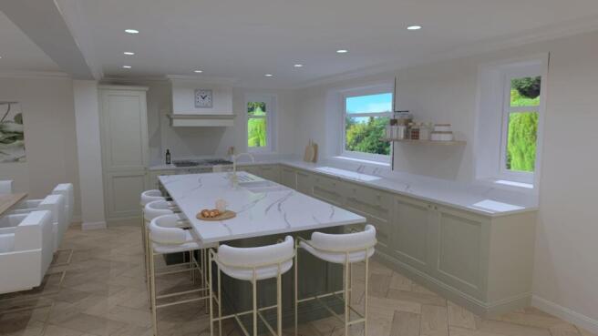 OPEN PLAN DINING KITCHEN / FAMILY ROOM