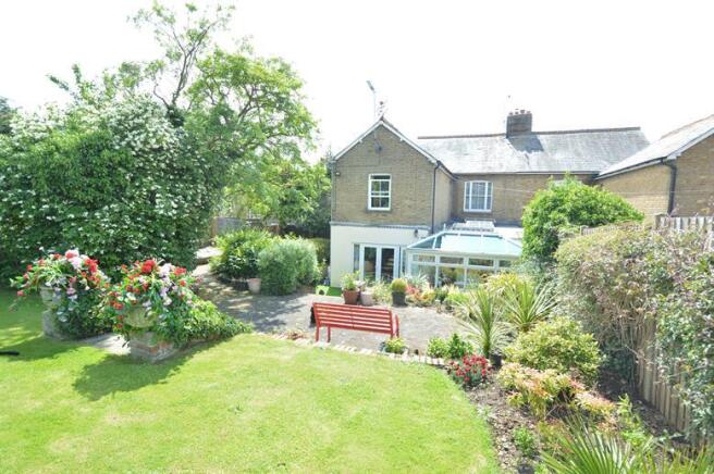 Rear of property