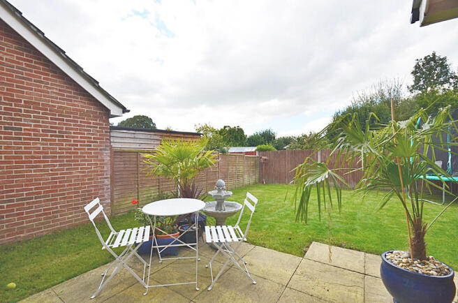 West facing garden