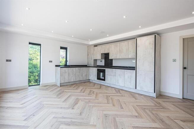 Open plan kitchen