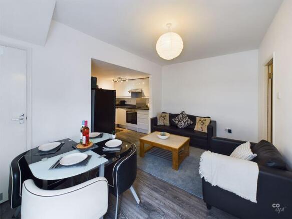 open plan living area