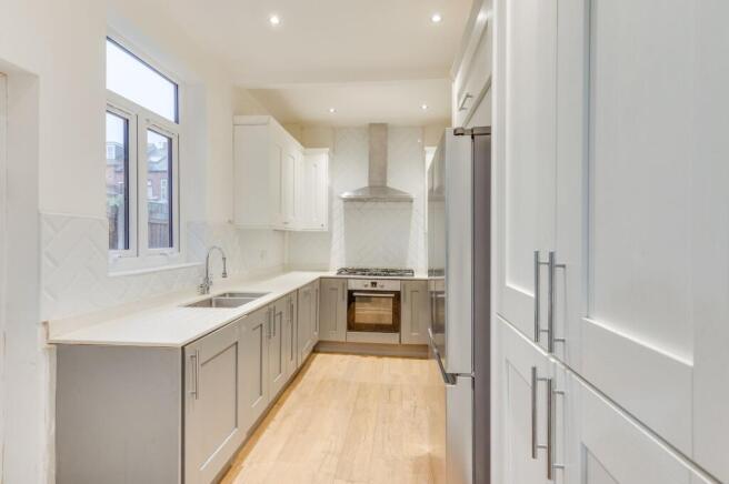 KITCHEN, DINER AND LIVING ROOM