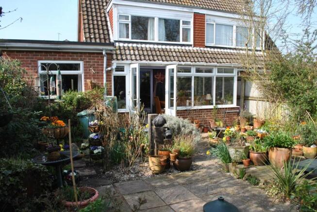 REAR VIEW OF PROPERTY FROM REAR GARDEN