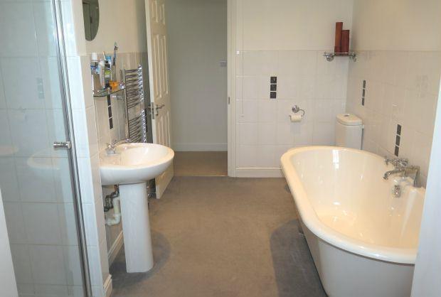 Large Family Bathroom with shower & bath