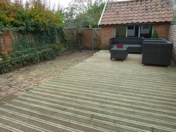 Rear garden