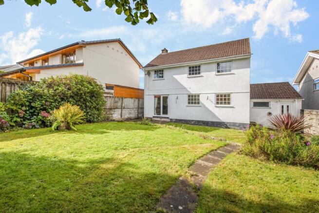 Rear of property