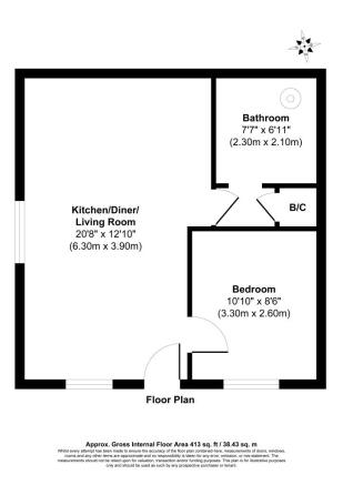 Flat 3, Chapel Court, Chapel Street, Camelford, Cornwall, PL32 9PJ