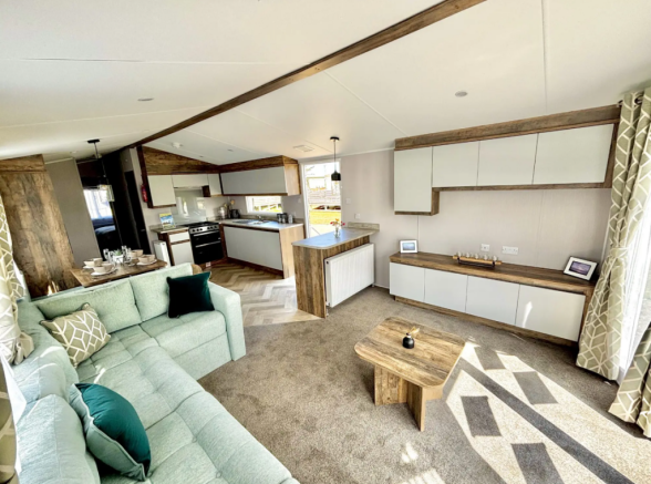 Open Plan Layout in the Willerby Brookwood Static