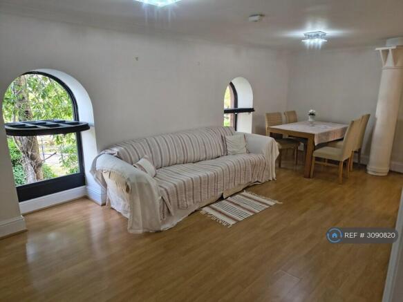 Living/Dining Room With Feature Windows