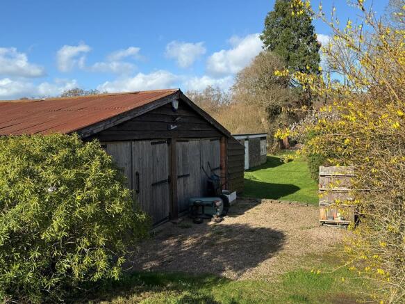 Double garage, excellent work shop