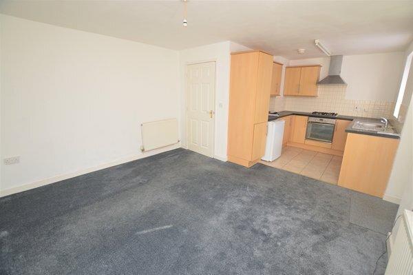open plan lounge & kitchen