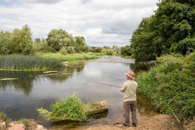 local area image of the river stour in wimborne
