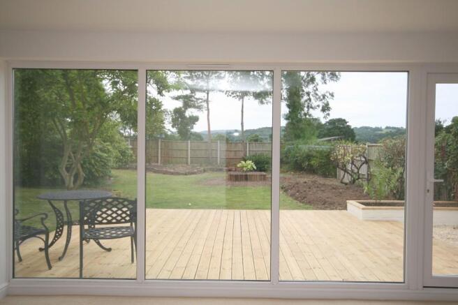 view from kitchen