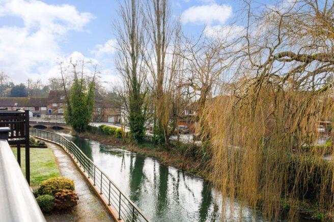 Bedroom Balcony View over river