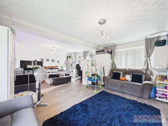 Open plan living area