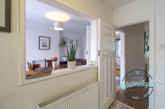 Kitchen towards dining area