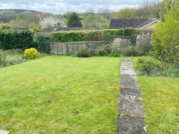 The South-facing rear Garden