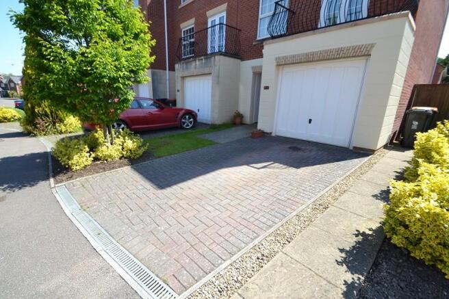 Driveway and garage