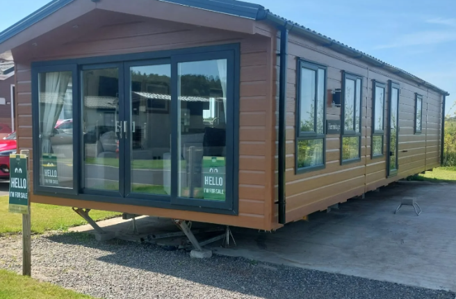 Exterior Of The Delta Superior Deluxe Holiday Lodg