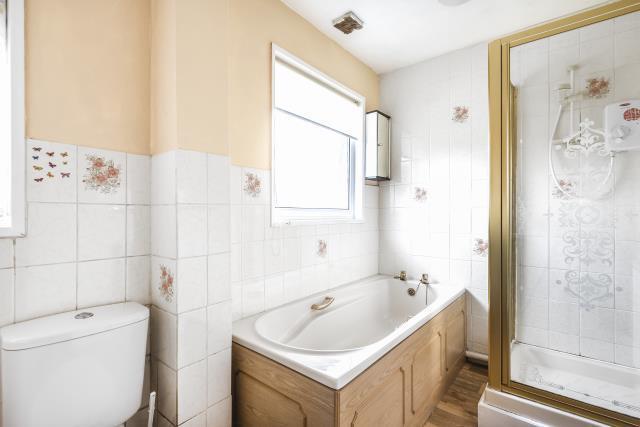 Bathroom with separate shower