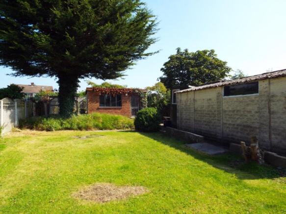 Rear Garden, garage