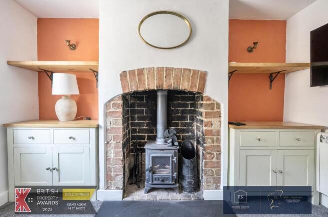 Lounge Feature Fireplace.