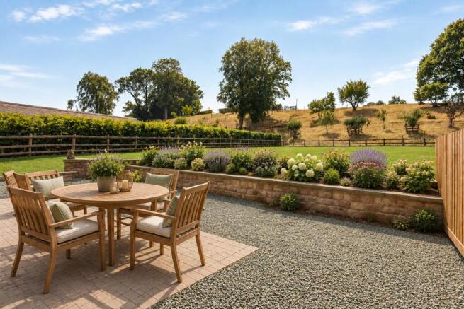 Cgi Rear Garden