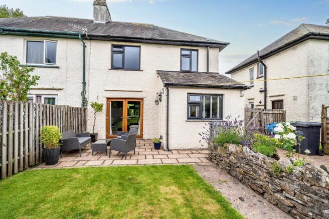 Rear of property