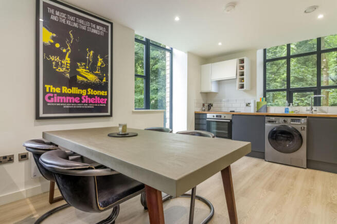 Open plan living kitchen