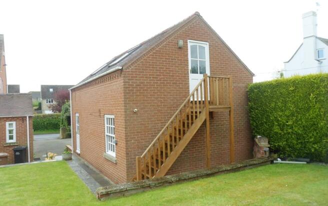 Rear of garage/annex