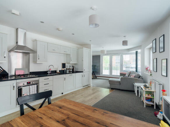 Living / Dining / Kitchen Area