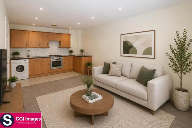 Kitchen/Living/Dining Room