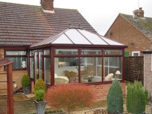 Rear of property