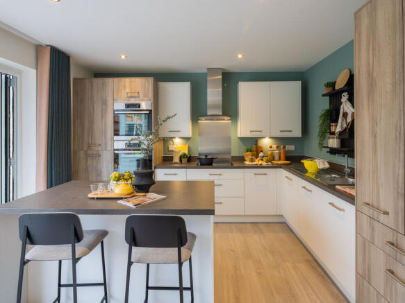 Kitchen of the Oxford, a 4 bedroom house